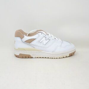 New Balance 550 White Tan Walking Casual Shoe Sneaker Womens Size 9 US BBW550JM